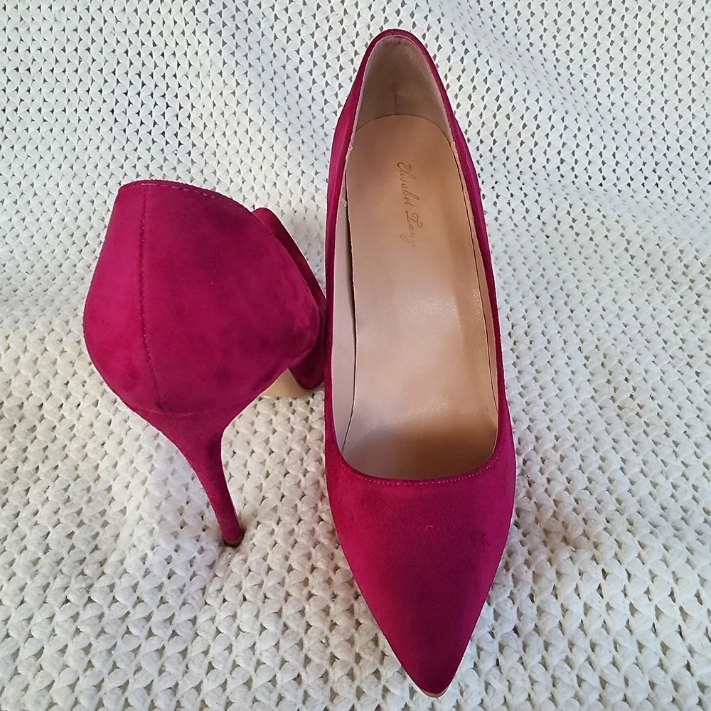 Elisabeth Lang Stiletto High Heel Suede ‎ Size US9